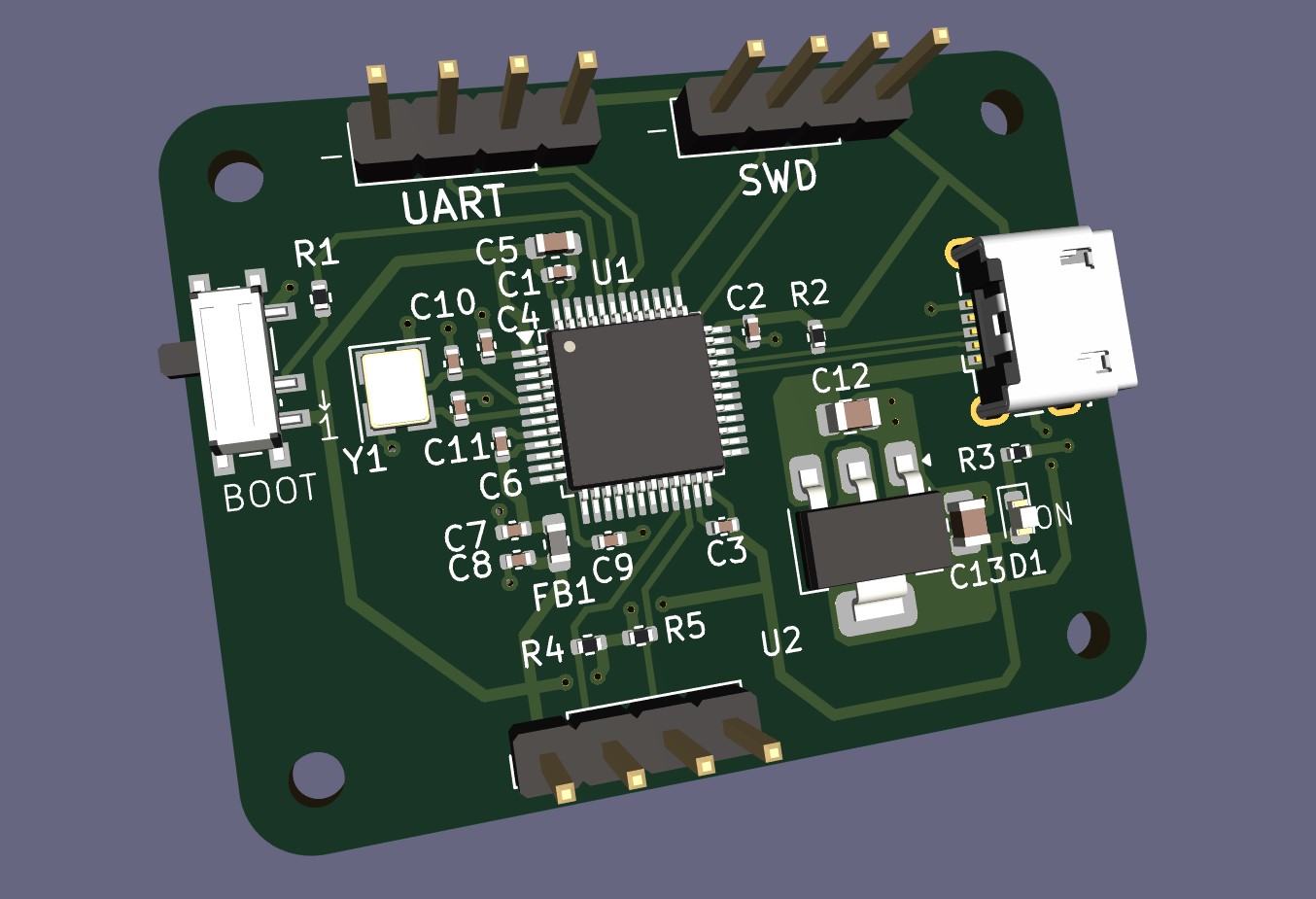 Custom STM32 Microcontroller